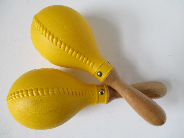 MARACAS, Yellow Plastic (No Sound)